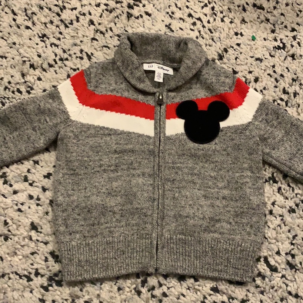 COPY - GAP toddler boys Mickey Mouse sweater jacket